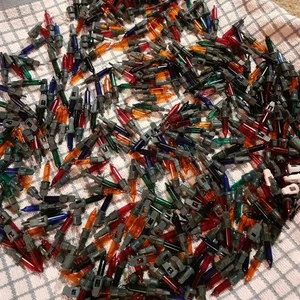 VINTAGE  CHRISTMAS TREE LIGHT BULBS FOR SETS OF 24volt  LIGHTS X 300. - Picture 1 of 9