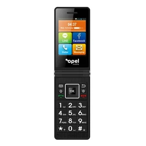 Opel 4G Flip Mobile Phone OMSFP18B Easy To Use Android 2.8" Touch Screen - Picture 1 of 14