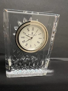 Waterford Crystal Lismore Small Clock, 4.5” High - New Battery - Working  - Picture 1 of 19