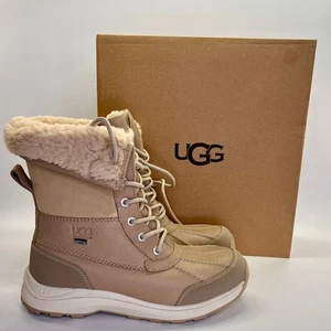 UGG Adirondak III Waterproof Winter Boots Size 8.5 Chestnut Tan Cuffable Shaft - Picture 1 of 19