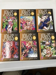 JoJo's Bizarre Adventure: Part 5 - Golden Wind Manga 1-6 tapa dura - Imagen 1 de 3