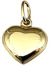 Anhänger Herz 333 Gold 8 Karat poliert Herzchen Damen Gelbgold Kinderanhänger