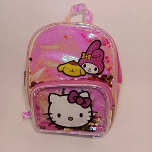Sanrio Hello Kitty And Friends Iridescent Mini School Backpack 10" Pink - Picture 1 of 5