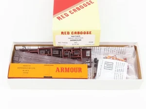 HO Scale Red Caboose Kit RC-1003a MARX Armour Mather Meat Reefer #3008 - Picture 1 of 4