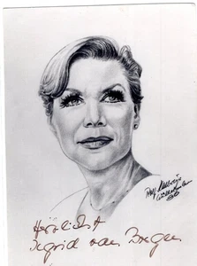 Ingrid van Bergen+ - original signierte Autogrammkarte -5- - Bild 1 von 1