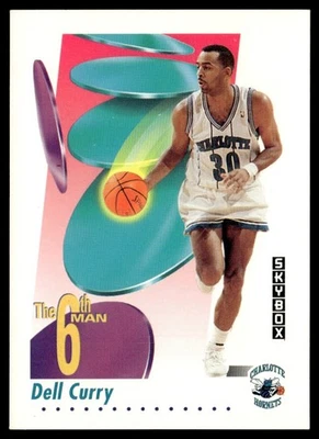 1991-92 SkyBox Dell Curry Charlotte Hornets #434 - Image 1 of 2