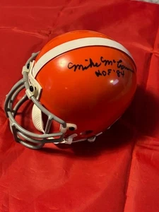 MIKE MCCORMACK BROWNS SIGNED HANDSIGNIERT MINI HELM BECKETT HOLO - Bild 1 von 2