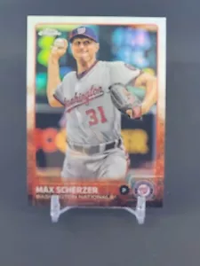 2015 Topps Chrome #98 Max Scherzer Refractor - Picture 1 of 1