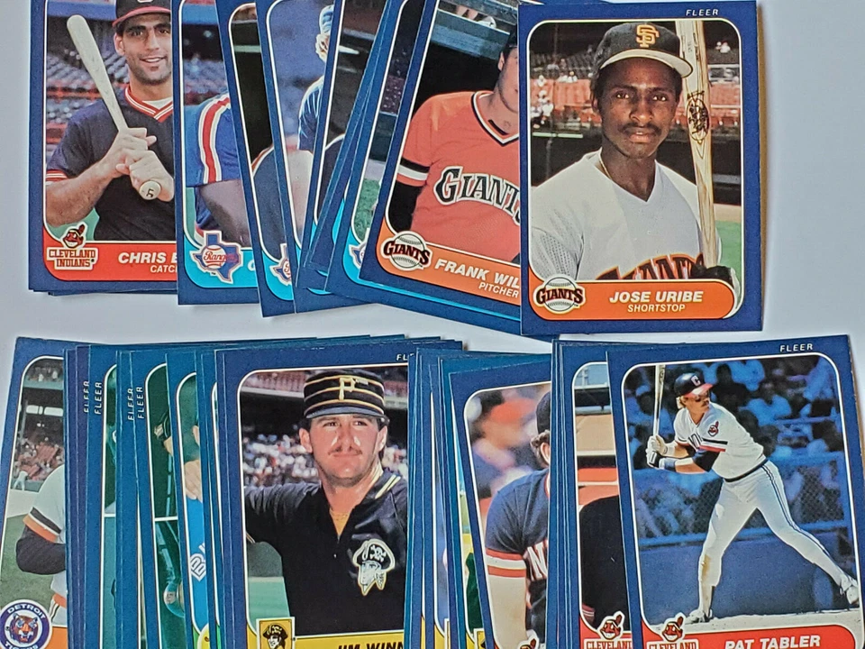 1986 FLEER BASEBALL TRADING CARDS YOU PICK MULTI DISCOUNT 50% 2+ FREE SHIPPING - Image 1 of 1