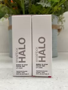 Smashbox Halo Sheer To Stay crema mejilla + tinte labial (tú eliges) nuevo en caja 10 ml/0,34 oz - Imagen 1 de 8