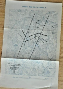WWII Fort Benning Infantry School Map Special Map No. 36  Sheet A - Picture 1 of 1