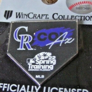 2022 pin Colorado Rockies Cactus League Spring Training homeplate - Picture 1 of 6