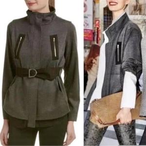 Cabi S Moto Zip Taschen Jacke grau Netz hinten Gürtel Utility Utilitarian 3184 - Bild 1 von 6
