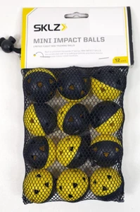 SKLZ Mini Bolas de Entrenamiento de Impacto Vuelo Limitado Mini Bolas de Entrenamiento 12 Bolas Nuevas - Imagen 1 de 8