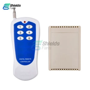 6CH/6 Channel 433MHZ RF Wireless Remote Control Transmitter & Receiver 12V DC CF - Picture 1 of 10