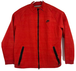 Nike N98 Tech Fleece Men's Jacket Red Full Zip 605680 665 2XL - Picture 1 of 5