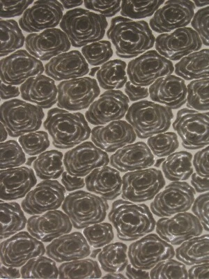 Nancy Cozine Textiles, Velvet Roses, Cut Velvet, Remnant, Color Lichen - Image 1 of 2