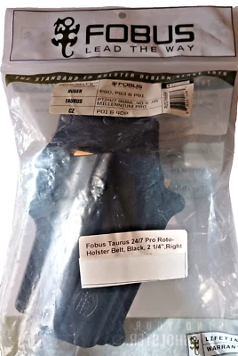Fobus Taurus 24/7 Pro Roto-Holster Belt, Black, 2 1/4", Right - Image 1 of 4
