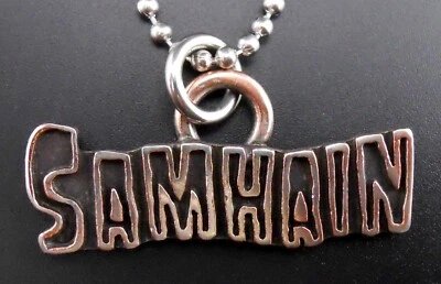 Samhain Necklace Stainless Chain New Danzig Pendant Misfits Rare 2001 Official - Image 1 of 4
