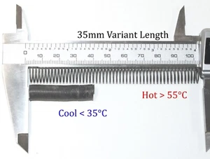 2-Way Nitinol Shape Memory Alloy Spring Af 60°C/Mf 30°C - Picture 1 of 11