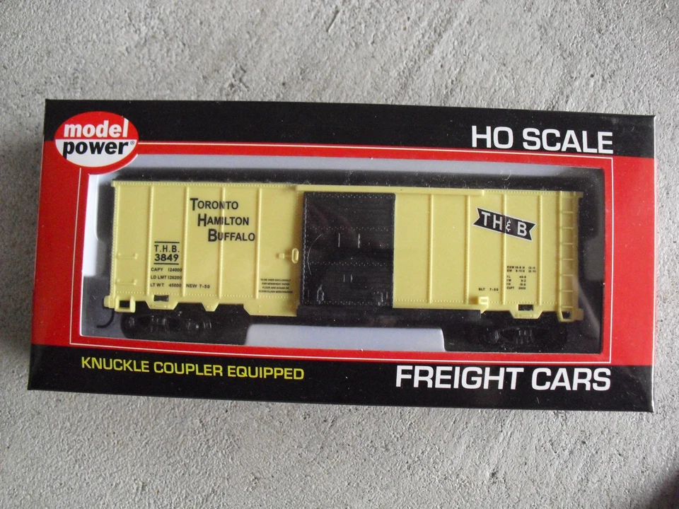 HO Scale Model Power Toronto Hamilton Buffalo Box Car NIB 97957 - Image 1 of 1