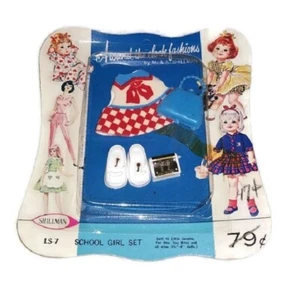 '60's SHILLMAN Around the Clock Fashions NRFP School Girl Set 3" DOLL / TROLL - Picture 1 of 1