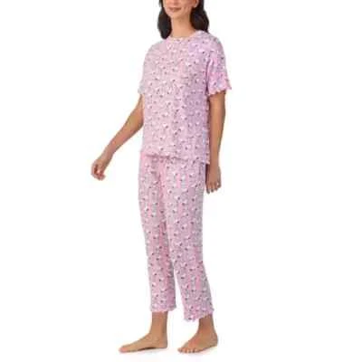 NUEVO Conjunto de pijama de mujer Character manga corta y pantalón rosa XL Foto 1 de 4