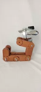 Wooden Desk Lamp Handmade wooden buddy bicycle lamp Batteries operated - Picture 1 of 13