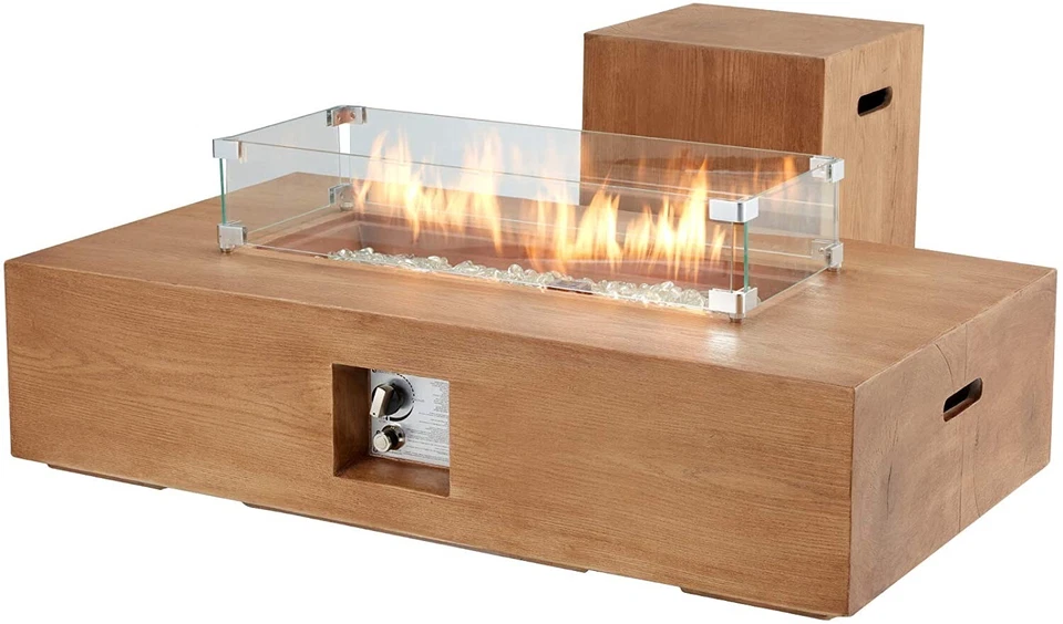 Mesa auxiliar Best Choice Products 48x27 pulgadas 50.000 BTU patio propano Foto 1 de 4