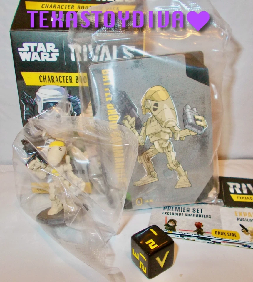 Star Wars Rivals BATTLE DROID COMMANDER Series 2 Booster Pack Dark Side **READ** - Image 1 of 1