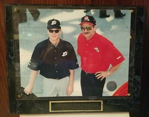 Dale Earnhardt Jr. & Sr. Greats Plaque -Racing Reflections Photo -Wall Mounting - Picture 1 of 4