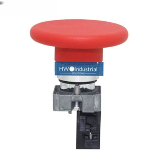 1PC New Red Mushroom Head Self Reset Button Switch XB2BR42C XB2-BR42C 1NC - Picture 1 of 4