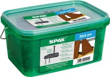 SPAX Stick pro 120 Sets ca. 3m² unsichtbare Befestigung für Holzterrassen