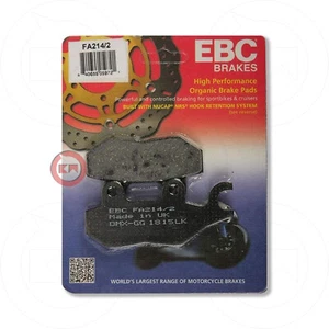Plaquette de Frein Arrière Organic EBC FA214/2 Triumph Speed Triple 1050 2008 - Photo 1/5
