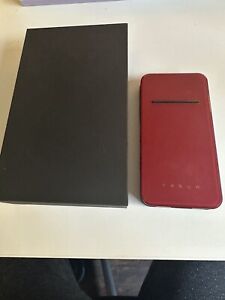 Tesla Wireless Portable Charger 2.0 Red - Brand New