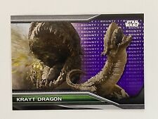 Topps Star Wars Krayt Dragon /99 Purple Parallel Bounty Hunter B1-61