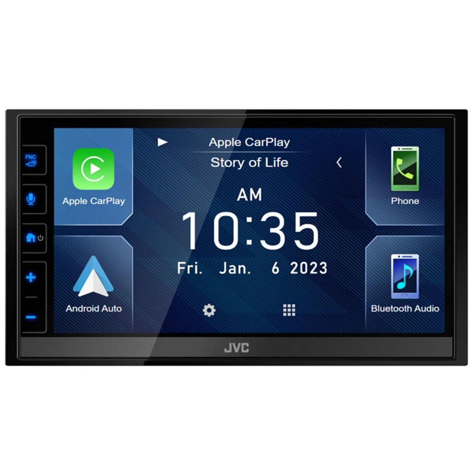 NEW JVC KW-M780BT, 2-DIN Digital Media Receiver, w/ Apple CarPlay & Android Auto - Image 1 of 1
