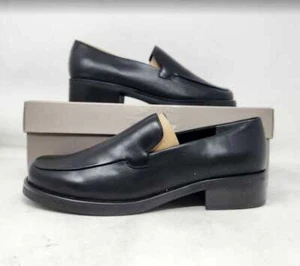 Women's 9.5W Franco Sarto Bocca black slip on loafer 9.5 Wide - Picture 1 of 11