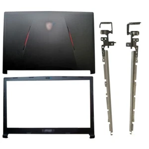 pour MSI GL73 8RC 8RE MS-17C4 17C5 17C6 17,3 pouces coque arrière LCD + lunette avant + charnières - Photo 1/4