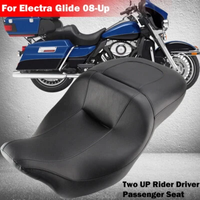 2Up Low-Pro Rider Passenger Seat For Harley Electra Glide Ultra Limited FLHT 08+ Foto 1 de 4