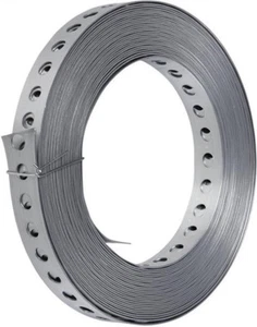 Montagelochband, Nagelband, Lochband, verzinktt, 1 Stück= 17mm x 10m - Bild 1 von 1