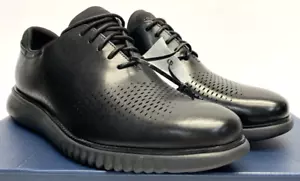 Cole Haan 2 Zerogrand Laser Wing Tip Oxford Lined Black Men's US 9, UK 8 - Picture 1 of 5
