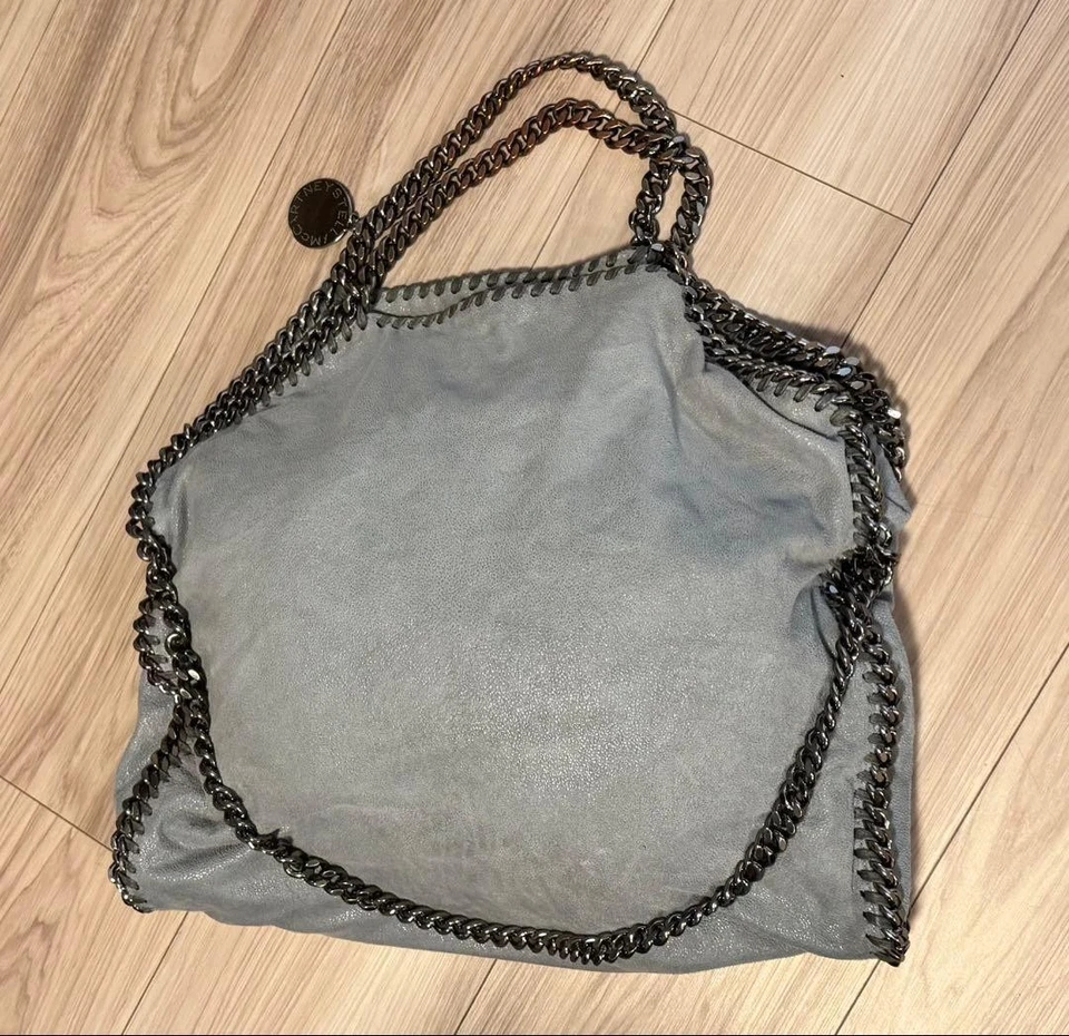 Auténtico bolso de hombro de cuero sintético Stella Mccartney Falabella gris hielo para mujer 127859 Foto 1 de 4