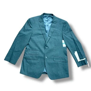 NWT Perry Ellis Portfolio Men’s Size 40S Gray 2-Button Blazer Sport Coat Jacket - Picture 1 of 7