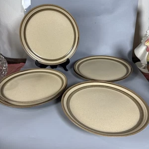 Mikasa Stoneware Couture Homespun Countryside 6 Dinner Plates 10 3/4 In - Picture 1 of 12