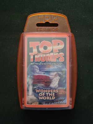 Top Trumps NATURAL WONDERS OF THE WORLD New Sealed Pack Cards Game - Image 1 of 2