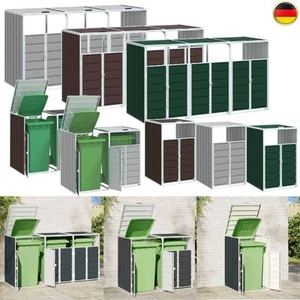 Mülltonnenbox für Tonnen Stahl Mülltonnenverkleidung Aufbewahrungsbox Müllbox - Bild 1 von 133