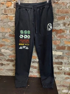 Billionaire Boys Club Sweatpants Mens Sz L Black Pants (nj) - Picture 1 of 4