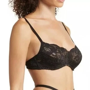 Reggiseno con gancio WE ARE HAH TAGLIA 32-40 DD Noir Nero NUOVO - Foto 1 di 4
