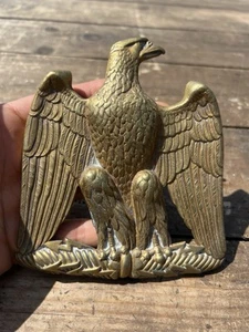 Aigle Imperial Laiton Doré Second Empire Antique Eagle - Bild 1 von 12